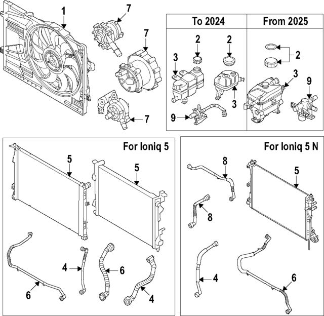 25414GI000 - : Upper Hose for Hyundai Image