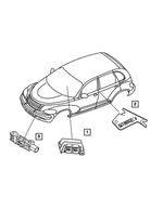 4896523AC - : Air Bag Control Module for Chrysler: PT Cruiser Image