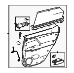 6764048792C1 - Body: Door Trim Panel for Lexus: RX350L, RX450hL Image