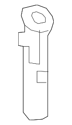 697610E030 - Body: Lock Knob Bezel for Lexus: RX350, RX350L, RX450h, RX450hL Image