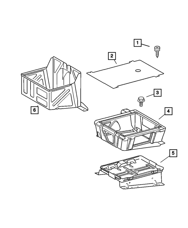 5122175AA - Interior Trim: Seat Riser, Driver for Mopar Image