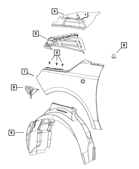 Fenders for 2015 Fiat 500 #0