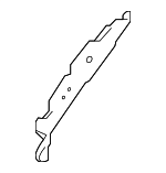 T2R7340 - Body: Windshield Pillar Trim Bracket for Jaguar Image