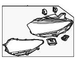 2979062402 - Electrical: Headlamp Assembly for Mercedes-Benz Image