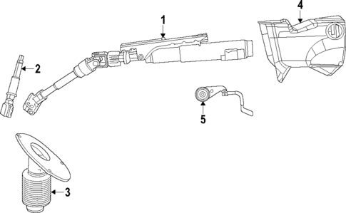 Steering Column for 2013 Ram C/V #0