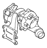 282312MHB0 - Air &amp; Fuel Delivery: Turbocharger for Hyundai Image