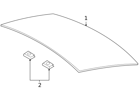 Glass & Hardware - Back for 2013 Ford Mustang #0