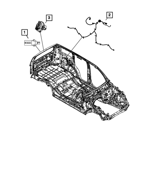 Wiring-Body and Accessories for 2011 Jeep Liberty #3