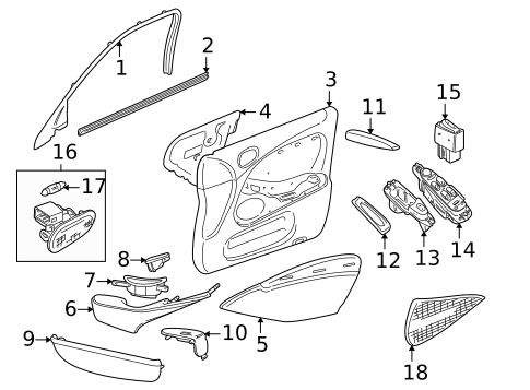 Mirrors for 2005 Jaguar S-Type #1