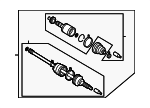 32006336 - Universals &amp; Rear Axle: Axle Assembly for Saab: 9-2X Image
