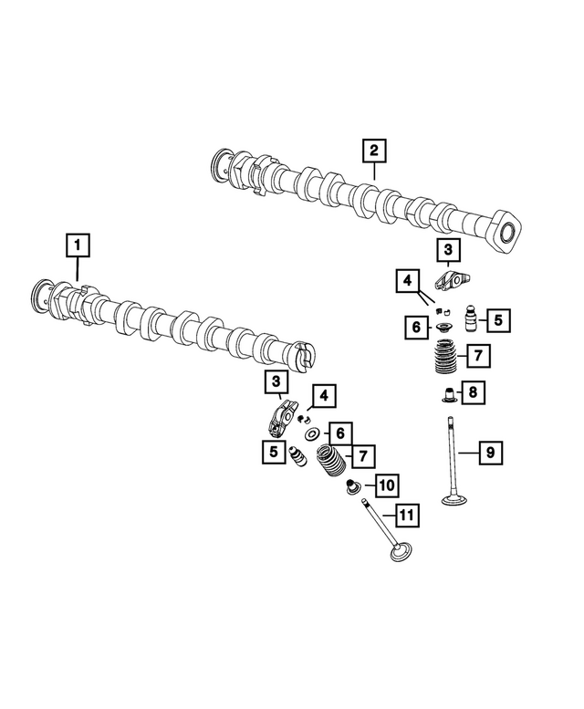 « 68622061AB –  : Admission Arbre A Cames pour Mopar Image »