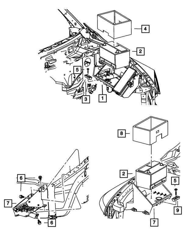 BA94R765AB - Electrical: Storage Battery, Canada for Mopar Image