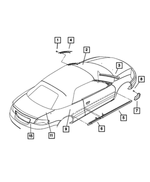 6036070AA - Exterior Ornamentation: Round Head Screw And Washer for Mopar Image
