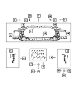 68217801AA - Cooling: Hood Bumper for Ram: 1500, 1500 Classic, 2500, 3500 Image