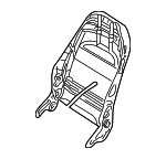 4935433 - Body: Seat Back Frame for Saab: 9-3, 9-5 Image
