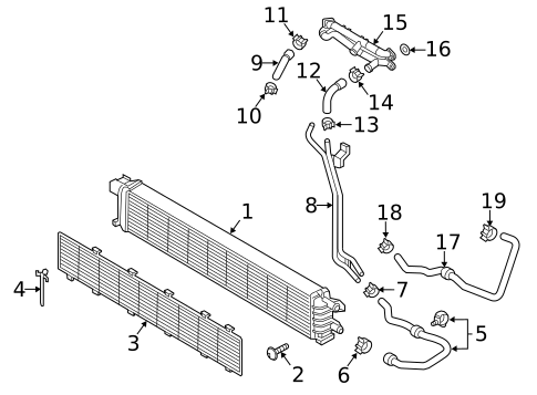 Intercooler for 2017 Audi SQ5 #0