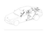 2046904926 - Trim and Lining: Trim, a-Pillar for Mercedes-Benz Image