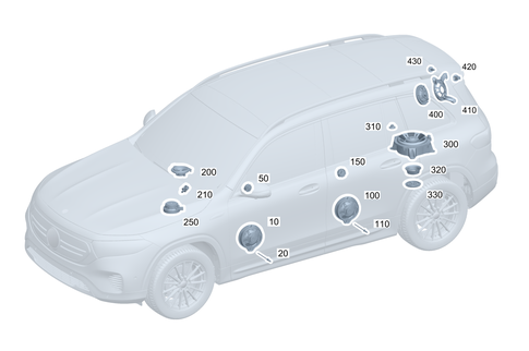 Loudspeaker for 2026 Mercedes-Benz GLB35 AMG #0
