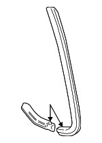 1372653 - Body: Weatherstrip for Volvo: S70, V70 Image