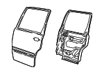 9152526 - Body: Door Shell for Volvo: S70, V70 Image