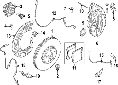 Front Brakes for 2025 BMW XM #0