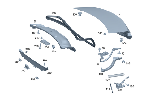 Trunk Lid for 2026 Mercedes-Benz Maybach S580 #0