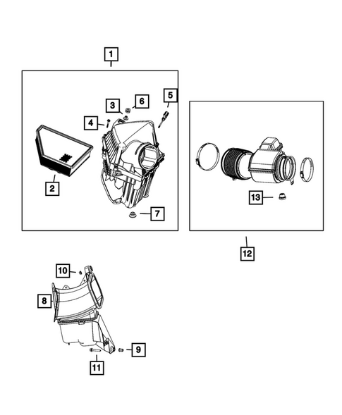 Air Cleaner for 2026 Dodge Charger Daytona #0