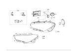1189061901 - Electrical System: Lamp Unit for Mercedes-Benz: CLA250, CLA35 AMG, CLA45 AMG, CLA45 AMG S Image