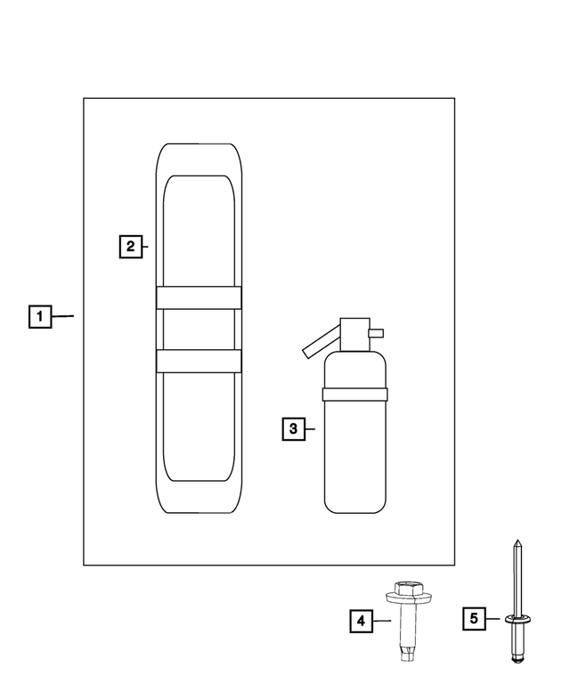 55352852AA - Wheels: Tool Set for Mopar Image image