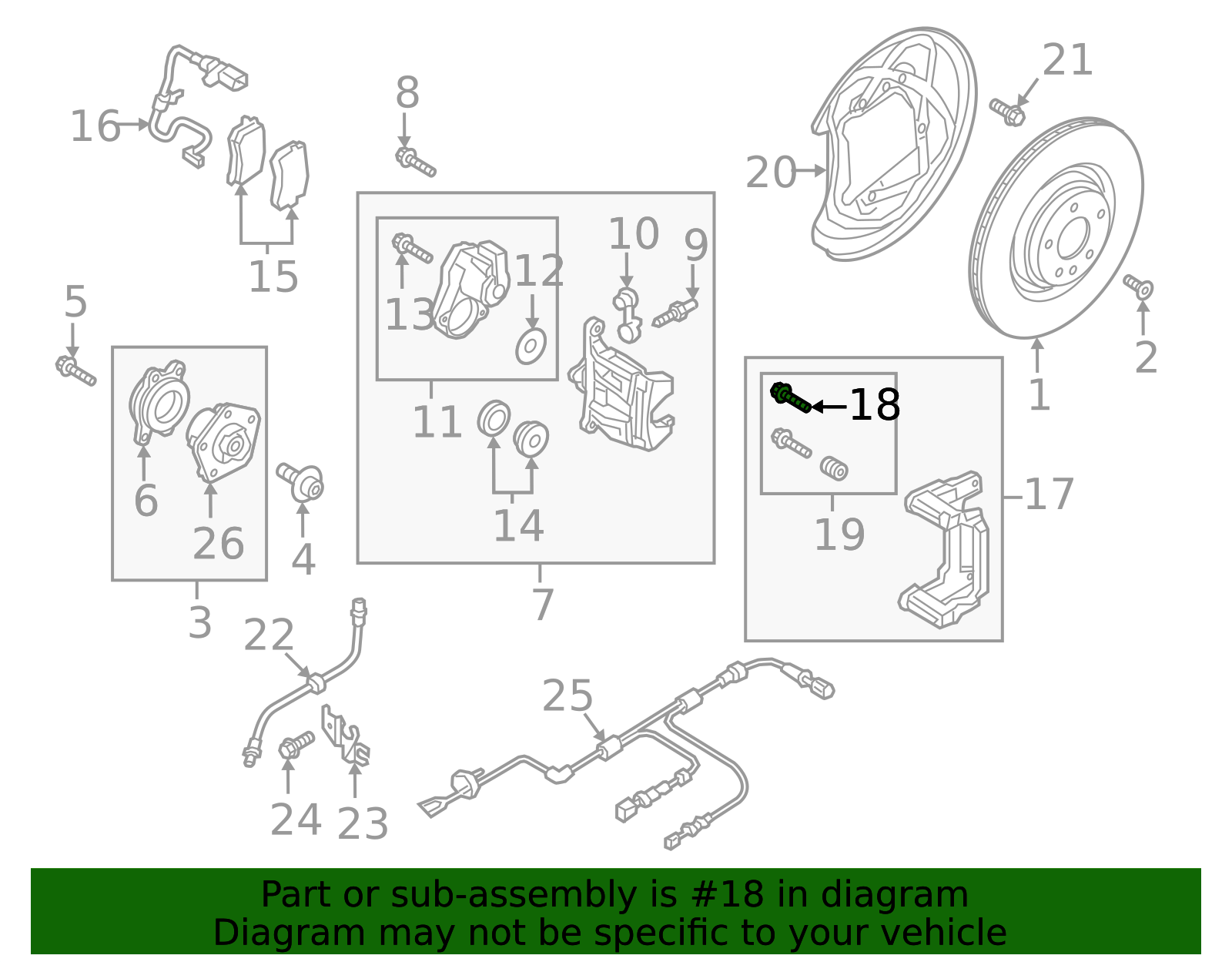 Disc Brake Caliper Pin Bolt WHT-010-085 | OEM Parts Online