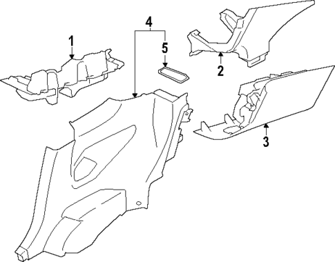 Interior Trim - Quarter Panels for 2023 Toyota GR86 #0