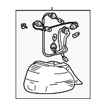 8155030850 - Electrical: Combo Lamp Assembly for Lexus: GS300, GS430 Image