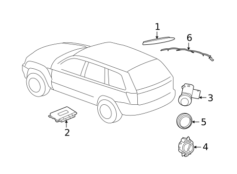 Electrical Components for 2007 Jeep Grand Cherokee #1