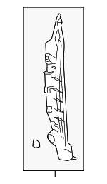 74155T3LA00 - Body: Fender Seal for Honda: Accord Image