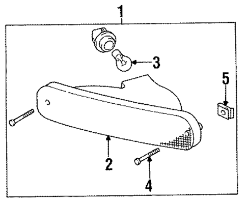 Signal Lamps for 1997 Mitsubishi Galant #0