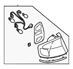 84201AG39A - Electrical: Tail Lamp Assembly for Subaru: Legacy Image