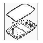 24152333907 - Maintenance &amp; Lubrication: Trans Pan for BMW: 128i, 135i, 325i, 325xi, 328i, 328i xDrive, 328xi, 330i, 330xi, 335d, 335i, 335i xDrive, 335is, 335xi, 525i, 525xi, 528i, 528i xDrive, 528xi, 530i, 530xi, 535i, 535i GT, 535i xDrive, 535xi, 740i, 740Li, 750i, 750i xDrive, 750Li, 750Li xDrive, 760Li, M3, X1, X5, X6, Z4 Image