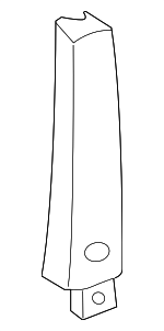 8D0853289C03C - Body: Pillar Molding for Audi Image