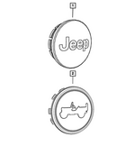 1LB77MA7AC - Wheels: Wheel Center Cap for Mopar Image