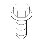 90159A0006 - Electrical: Headlamp Assembly Screw for Scion: xA, xB | Toyota: 4Runner, Avalon, bZ4X, C-HR, Camry, Echo, GR Corolla, Prius, Prius Plug-In, Prius V, Sienna, Solara, Venza, Yaris Image