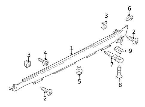 Exterior Trim - Pillars for 2011 Suzuki Kizashi #0