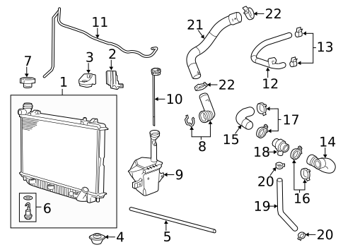 Radiators, Coolers & Related Components for 2011 Chevrolet Caprice #0