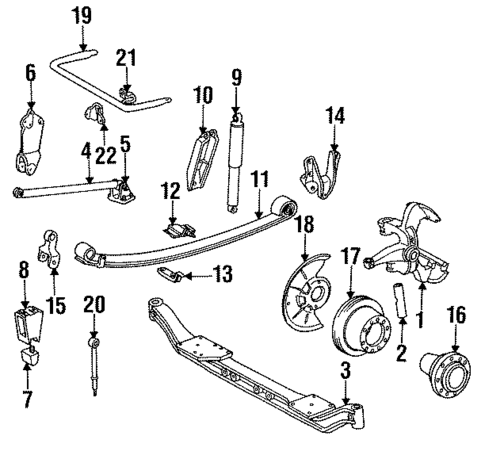 Suspension Components for 1990 Ford F-Super Duty #0