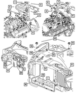 5011346AA - Air Conditioning &amp; Heater: A/c Line Valve Core for Mopar Image