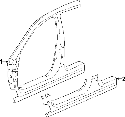 Aperture Panel for 2024 Honda Pilot #0