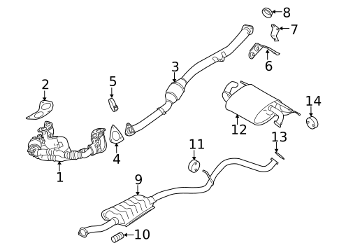 Exhaust Manifold for 2012 Subaru Impreza #0