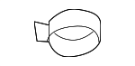 30767032 - HVAC: HVAC Heater Hose Clamp for Volvo Image