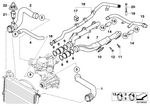 11531406766 - Engine: Water Hose for BMW Image