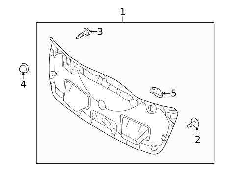 Interior Trim for 2015 Hyundai Accent #0