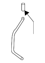 5G1Z5421850AA - Body: Lock Rod for Ford: Five Hundred, Taurus | Mercury: Montego, Sable Image